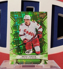 Seth Jarvis 2022-23 - Green Parralel Ud Ice #13 Upper Deck